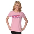 thumbnail image 4 of Mermaids Don't Wear Pants Funny Beach Womens Fitted Plus Size Graphic Tee Brisco Brands 3X, 4 of 5