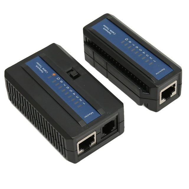 Network Cable Tester LAN Cable Telephone Line Dual Purpose Maintenance Tool for RJ45 RJ11 RJ12 CAT5 CAT6 CAT7 UTP Cable