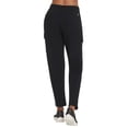 thumbnail image 3 of Pantalones cargo Skechers Go Walk sin cordones para mujer, negro atrevido, 3 of 3