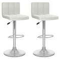 thumbnail image 1 of CorLiving Mid Back Square Panel Leatherette Adjustable Barstool, 1 of 6