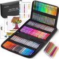 thumbnail image 1 of Bolígrafos de gel con purpurina Soucolor, paquete de 120 para libros de colorear para adultos, 1 of 7