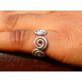 thumbnail image 5 of Handmade 925 Sterling Silver Spiral Ring Spiral Jewelry Woman Ring Unique Statement Jewelry For Her, 5 of 6