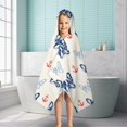 thumbnail image 6 of Anchor and Bulldog Dog Hooded Bath Towel，50"x30" for Ages 3 To 12 Kids, Quick Dry Lightweight Soft Microfiber Hood Beach Towel Cover Up for Kids, 6 of 7
