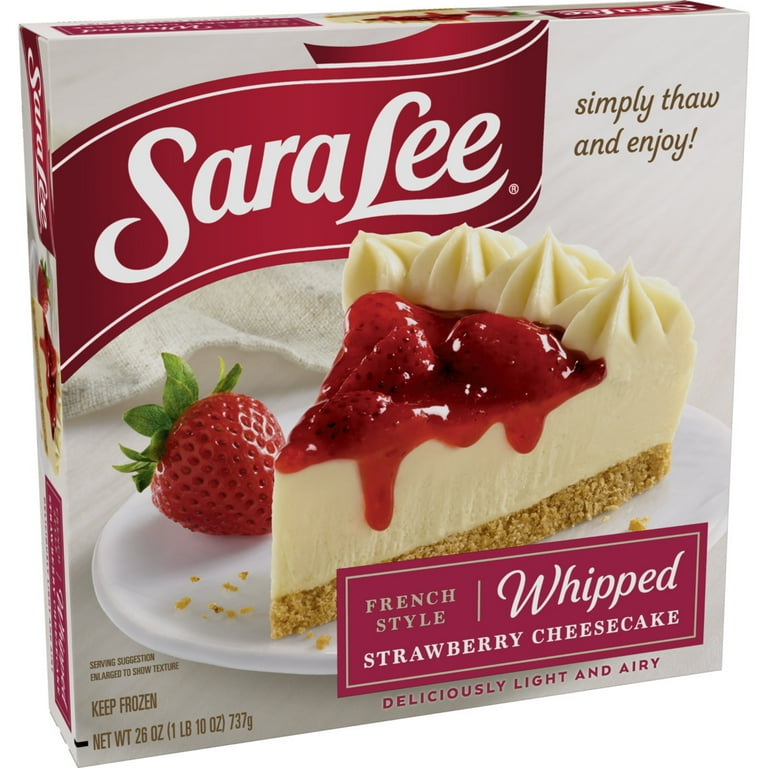 Sara Lee® French Style Strawberry Cheesecake, Frozen, 7