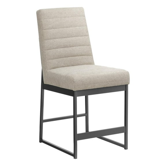 Intercon-Bar stool, Upholstered Counter Stool in Dune (Set of 2)