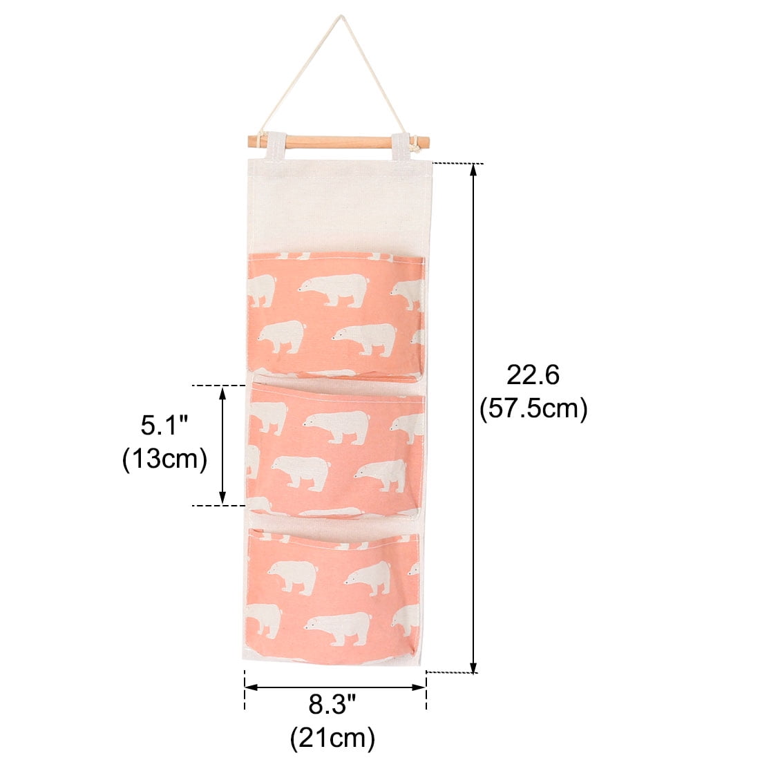Closet Foldable Hanging Storage Bag 22 6 X 8 3 Organizer Polar Closet Foldable Hanging Storage Bag 22 6 X 8 3 Organizer Polar Bear Pattern