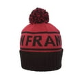 thumbnail image 1 of City Caps Bonnets Tricotés avec Pompons - San Francisco - Rouge/noir, 1 of 1