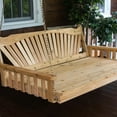 thumbnail image 2 of A &amp; L Furniture Yellow Pine Fanback Swing Bed, 2 of 3