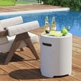 thumbnail image 4 of Costway Propane Tank Cover Table with Side Handles and Protective Cover for Fire Pit, 4 of 10