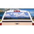thumbnail image 1 of SignMission MOUNTAINRear Window Graphic Back Truck Decal SUV View Thru Vinyl, 18" X 58", Mountain, 1 of 1