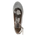 thumbnail image 5 of Badgley Mischka Girls Low Heeled Dress Shoes. (Little Kids Big Kids), Silver, Size: 2, 5 of 6
