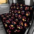 thumbnail image 2 of Chririnla Tie Dye Paw Theme Full Wrap Car Seat Cover for Car Interior Automotive, Comfortable Rear Bench Seat Covers Stretch Car Back Seat Cover Protectors, 2 of 4