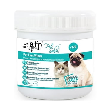 All For Paws Unscented Eyes/Ear Cleaning Wipes Dogs & Cats, 120 cts