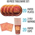 thumbnail image 4 of Silver Buffalo The Lord of the Rings Prancing Pony 60 Pack Partyware Disposable Paper Plates, Napkins, and Cups, 4 of 7