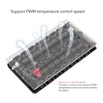 thumbnail image 3 of Hub De Ventilador ARGB PWM 2 En 1, Fuente De Alimentación De Interfaz Expansión Simultánea Hub De Ventilador ARGB PWM De 16 Vías Fácil De Instalar Para Carcasa De PC, 3 of 7