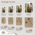 thumbnail image 2 of White Collage Picture Frames Set of 12, 8x10, 6x8, 5x7, 4x6 Photo Frames for Wall or Tabletop Display, 2 of 6