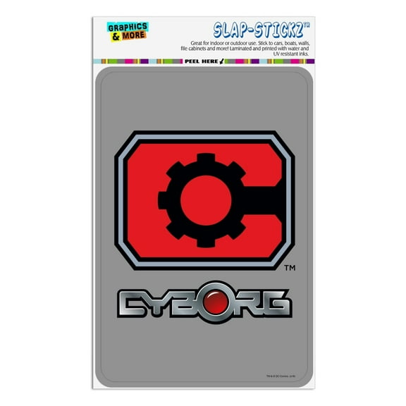 Justice League Cyborg Logo Home Business Office Sign