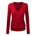 Classic V Neck Cardigan