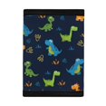 thumbnail image 3 of CHAQLIN Polyester Kids Trifold Wallet with Large Capacity Foldable Trifold Card Wallet for Outdoor, Cute Cartoon Dinosaur Print Trifold Money Bag, 3 of 7