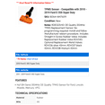 thumbnail image 2 of TPMS Sensor - Compatible with 2010 - 2019 Ford E-350 Super Duty 2011 2012 2013 2014 2015 2016 2017 2018, 2 of 2
