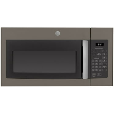 GE 30 inch OvertheRange Microwave Oven OnOff & 2Speed 300 CFM Venting in Slate