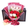 thumbnail image 4 of Ramo de flores de , adorno artístico perfumado, arreglo floral, regalos del Día de San Valentín para profesores de jardín, niños, miembros de , Rojo mayimx Ramo de Jabón de Flores, 4 of 9