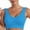 Blue, variant on Women's Plus Size Bras No Underwire Seamless Basic Bra Comfortable Breathable Push Up Bras Gym Yoga Sport Bra Corset (S, Watermelon Red)