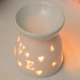 thumbnail image 2 of Ceramic tea light holders, hollowedout flowers, oil burners, aromatherapy, diffusers for aesthetic home decor style B, 2 of 5