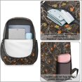 thumbnail image 4 of Camo and Maple Brown Pattern 17" Waterproof Oxford School Backpacks for Teens, S-Shape Padded Straps, for School, Travel, Hiking, Camping, 4 of 5