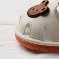 thumbnail image 5 of CAICJ98 Baby Infant Boy Girl Sandals Newborn Non-Slip Soft Rubber Sole Sandals Open-Toe Outdoor Toddler Casual Summer First Walking Shoes Beige,18-24 Months, 5 of 7