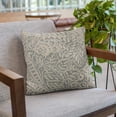 thumbnail image 6 of Plutus Brands Gray Plutus Festive Jacquard Luxury Throw Pillow 20 in x 30in, Double Sided 20" x 30" Queen, 6 of 8