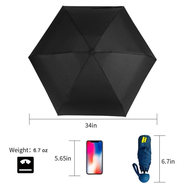 TIELUTT Compact Travel Umbrella Lightweight Tote Bag Compact Black Pocket Set Its Raining Men Umbrella Pack of Umbrellas for Rain Automatic Open and Close Umbrella Umbrella for Boy Sturdy Umbrella Win
