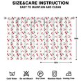 thumbnail image 2 of Nursery Curtains Boys Girls Kids Cherry Print Pattern Window Drapes for Living Bedroom Playroom Room Decor Rod Pocket 42x54Inch 2 Panels, 2 of 2