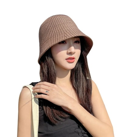 

Hesxuno Sun Hats for Women Beach Womens Sunshade Breathable Sun Hat Bow Outdoor Tourism Fisherman Hat