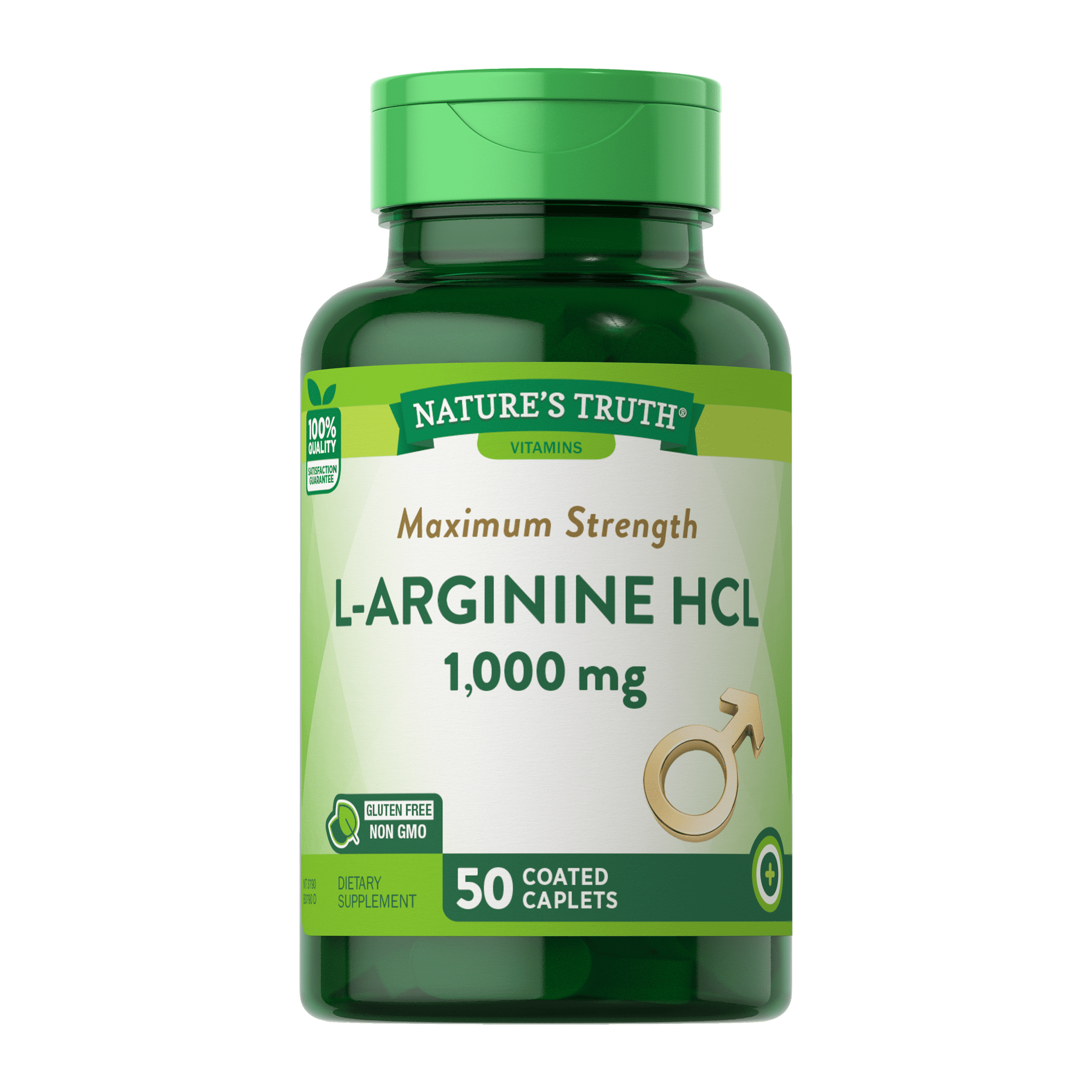 Nature's Truth L-Arginine Max-Strength Heart Health 1000mg, 50 ct, 3 Pack