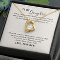 thumbnail image 5 of To My Daughter You Were The First One From Mom Forever Necklace w Message Card, 5 of 20
