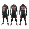 thumbnail image 1 of Chicago Bulls #23 Jordan Jersey No.23 / Aldult Basketball Uniform Set /red, 1 of 2