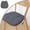 Dark Gray, variant on Chair Cushion for Dining Chairs, Non- with Ties, Seat Cushions for Dining Room Kitchen Breakfast Nook Indoor Home Office Living Room