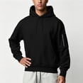thumbnail image 5 of Luvrsol Men's Hoodies Drawstring Sweatshirt Solid Basic Long Sleeve Pullover Tops S-2XL, 5 of 9