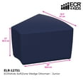 thumbnail image 2 of SoftZone® Wedge Ottoman Junior - Navy, 2 of 2