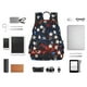 thumbnail image 4 of Fotbe Red Blue White Stars Mochila Ligera para Hombres y Mujeres - Duradera y Resistente al Agua, Ideal para Escuela, Trabajo, Viajes y Uso Diario, 4 of 7