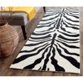thumbnail image 4 of Safavieh Cambridge 3X 5Hand Tufted Wool Rug in Ivory and Black, 4 of 10