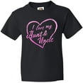 thumbnail image 3 of Inktastic I Love My Aunt and Uncle in Pink Chalk Heart Youth T-Shirt, 3 of 5