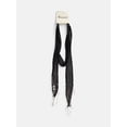 thumbnail image 3 of No Boundaries Women's Skinny Scarf, Black Silver, 3 of 3