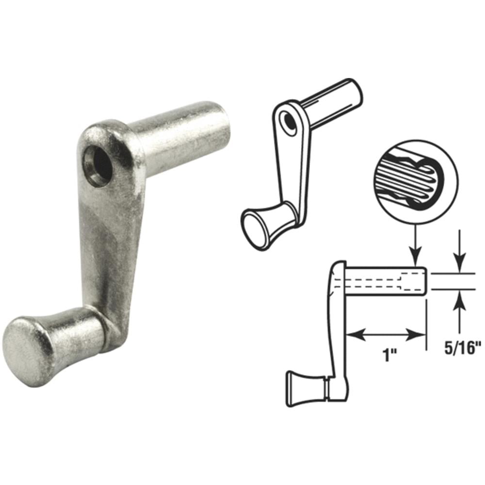 PRIME LINE PRODUCTS Window Crank Handle & Knob Assembly, Aluminum