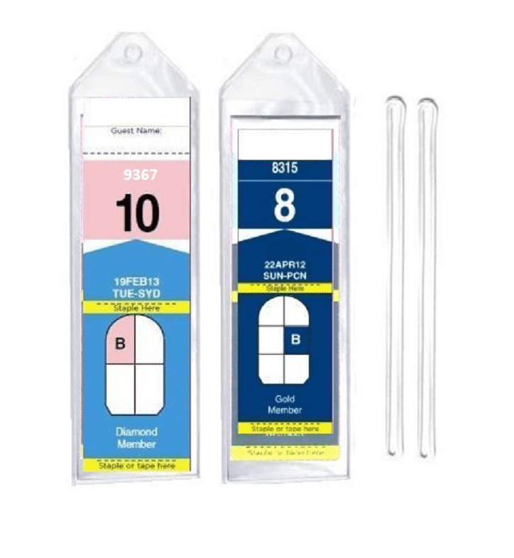 fluorescent luggage tags