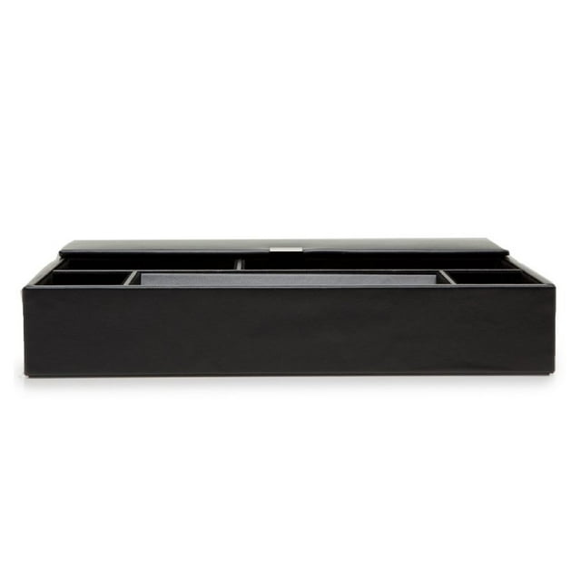 Valet Tray Wolf Heritage de piel sintética negra para hombre