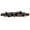 Black / Rose Gold Plated, variant on Blue Floral Small Hair Barrette Clip
