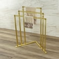 thumbnail image 3 of Kingston Brass  Edenscape Freestanding 3-Tier Towel Rack Brushed Brass Brushed, 3 of 5