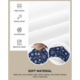 thumbnail image 2 of Christmas Snowflakes Chair Seat Covers for Dining Room 6 Pieces, Winter Navy Blue White Xmas Holiday Chair Seat Protector Cushion Slipcovers for Kitchen Restaurant Office, 2 of 6